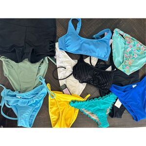 Target Brands 11 Piece Bikini Swim Separates Size Small New